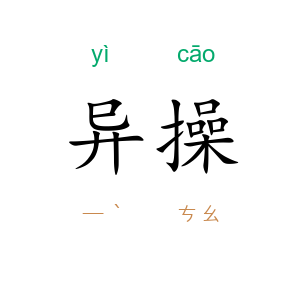 异操