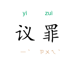 议罪