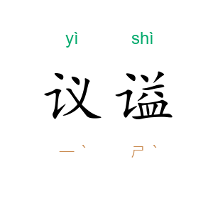 议谥