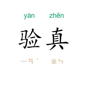验真