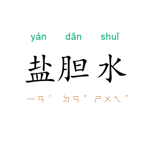 盐胆水