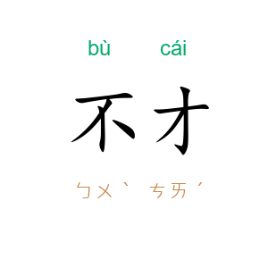 不才
