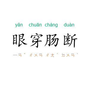 眼穿肠断