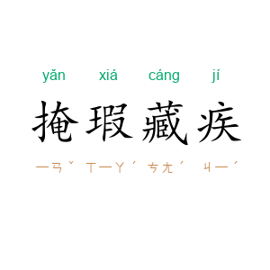 掩瑕藏疾