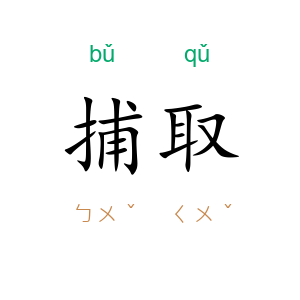 捕取