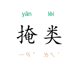 掩类