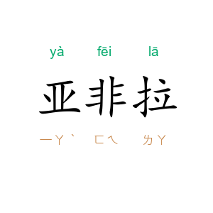 亚非拉