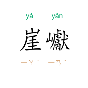 崖巘
