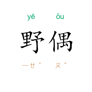 野偶