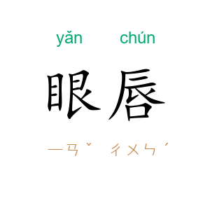 眼唇