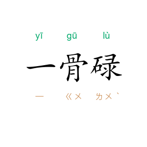 一骨碌