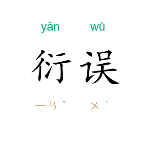 衍误
