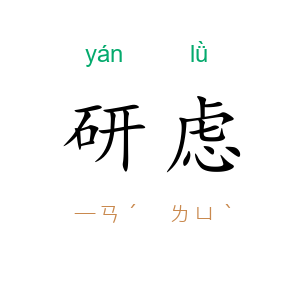 研虑