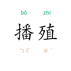 播殖