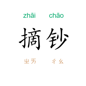 摘钞