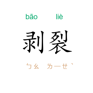 剥裂