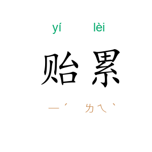 贻累