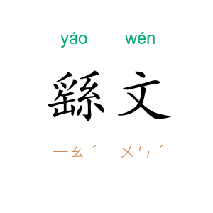 繇文