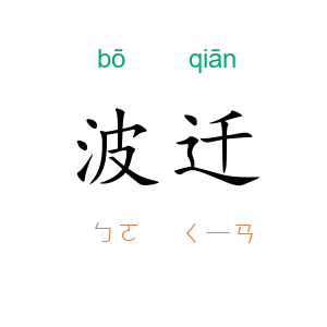 波迁