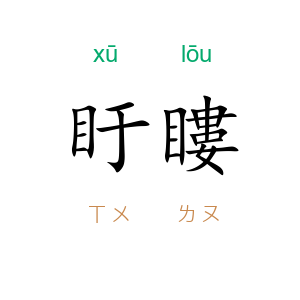 盱瞜