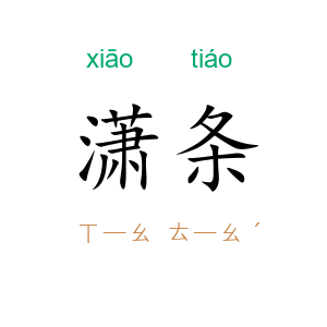 潇条