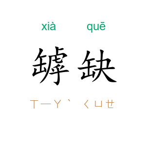 罅缺