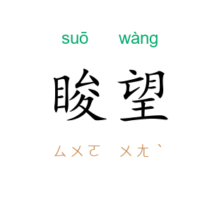 睃望