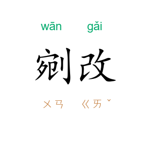 剜改