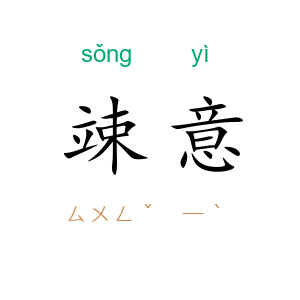竦意