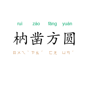 枘凿方圆