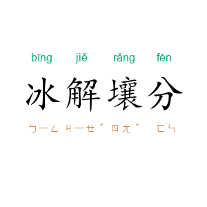 冰解壤分
