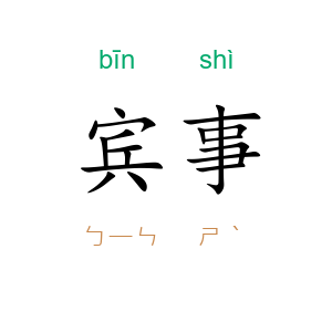 宾事