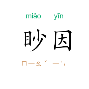 眇因