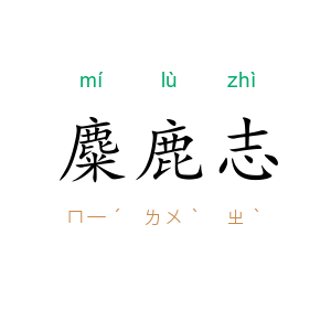麋鹿志