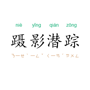 蹑影潜踪