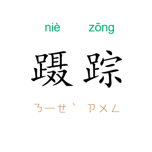 蹑踪