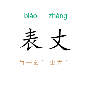 表丈