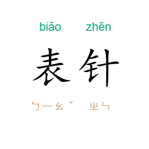 表针