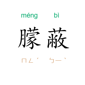 朦蔽
