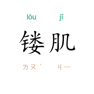 镂肌