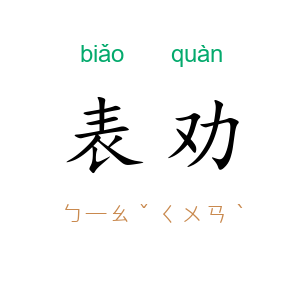 表劝