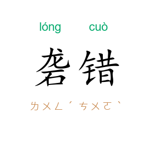 砻错