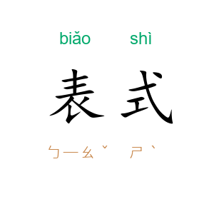 表式