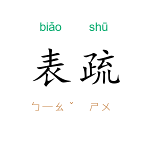 表疏