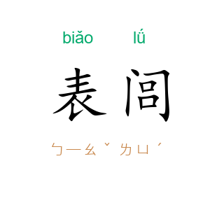 表闾