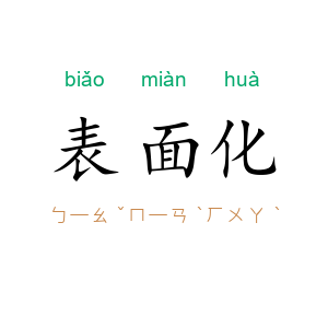表面化