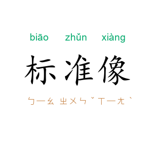 标准像