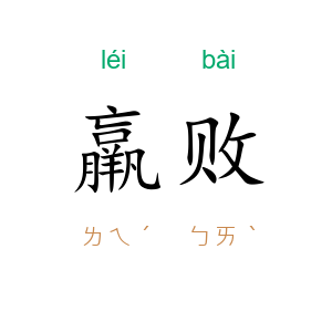 羸败