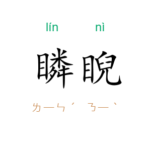瞵睨