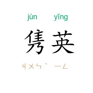 隽英